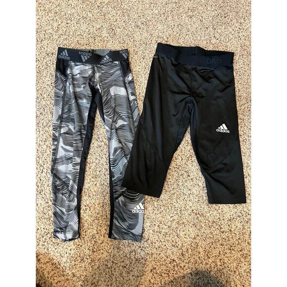 Boys ADIDAS tights, Small, 8, Workout, Training, Sports, Warm, Athletic - Picture 1 of 4